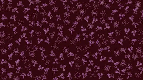 Elegant purple snowflake pattern dense decorative background design Stock Footage 327062868