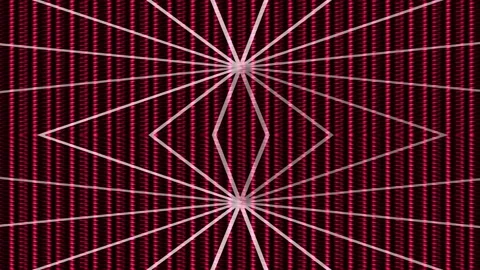Elegant red abstract network structure with symmetric intersecting lines ba.. Stock Footage 339496996