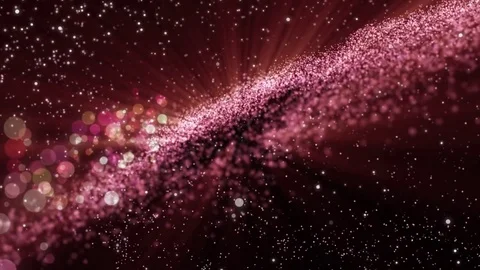 Elegant Red Abstract With Snowflakes. Video stock 82556296