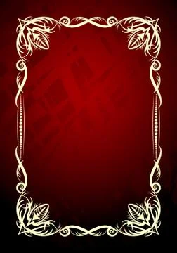 Elegant red background. Stock Illustration