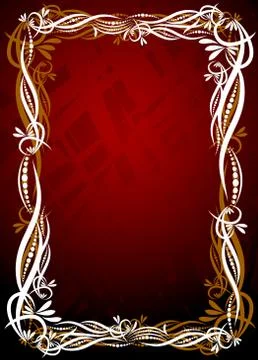Elegant red background. Stock Illustration