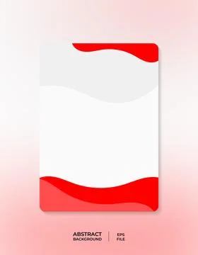 Elegant Red Wave Abstract Background Design for Presentations and Branding Stock Illustration