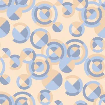 Elegant retro geometric seamless pattern Stock Illustration