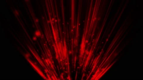 Elegant rising particle rays red Stock Footage 201011444