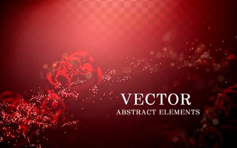 Elegant rose background Stock Illustration