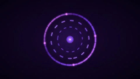 Elegant Rotating Purple Ring Orbit Seamless Loop Animation Lupus Awareness 4K 스톡 동영상 333404840