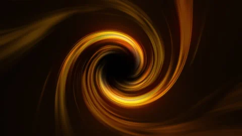 Elegant seamless 4K 60fps loop animation featuring a golden vortex spiral s.. Stock Footage 308251048