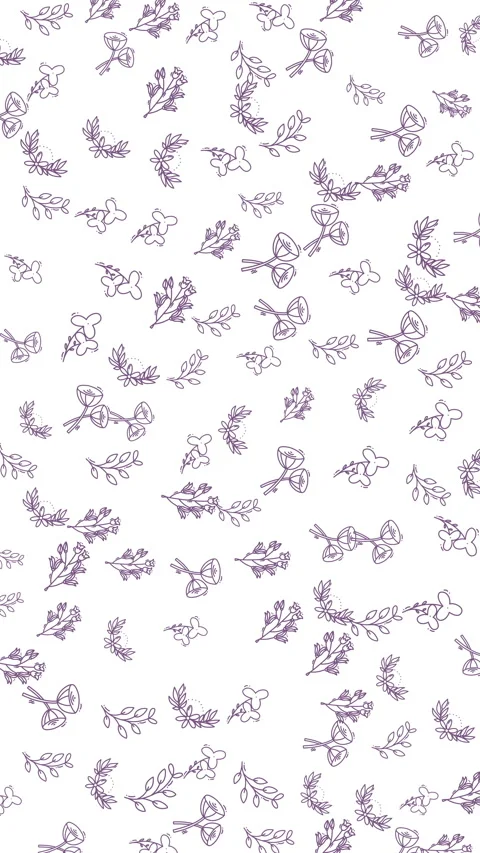 Elegant seamless abstract pattern video background soft delicate floral mot.. 스톡 동영상 338164777