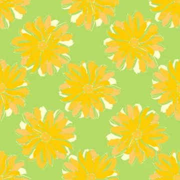 Elegant seamless botanical pattern. Trendy nature ornament for textile, wrapi 스톡 일러스트