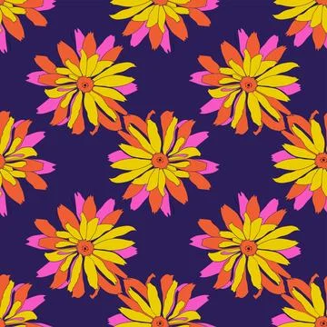 Elegant seamless botanical pattern. Trendy nature ornament for textile, wrapi 스톡 일러스트