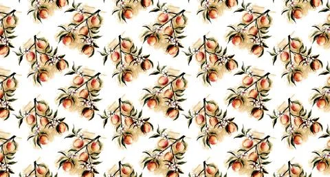 Elegant seamless floral pattern Stock Illustration