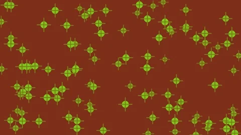Elegant seamless green geometric pattern repeat background texture on rich .. Video stock 336882069