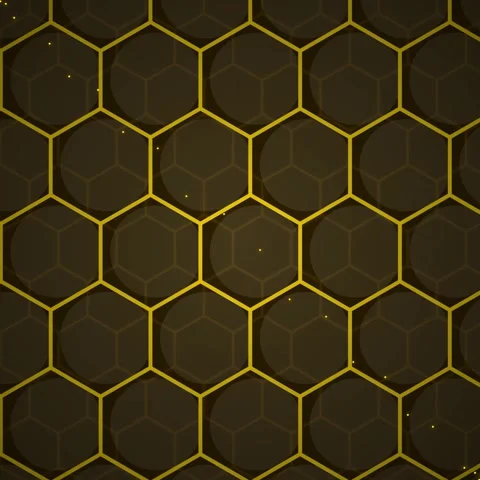 Elegant seamless honeycomb geometric pattern background for modern design Stock Footage 344777685