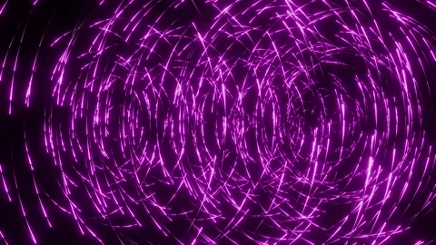 Elegant seamless loop animation of pink rose gold light lines forming an organic Stock Footage 340828812