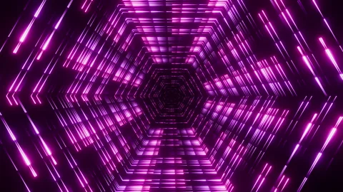 Elegant seamless loop animation of pink rose gold dots forming a geometric Stock Footage 340917958