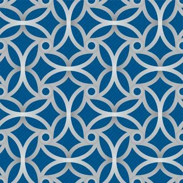 Elegant Seamless Pattern in Arabic Style Stock Illustration