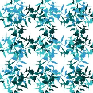 Elegant seamless pattern with decorative flowers, design element Stock Illustration