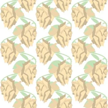 Elegant seamless pattern with decorative roses, design element Stock Illustration
