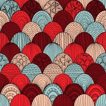 Elegant seamless pattern with decorative waves,design element. marine background Illustrazione stock