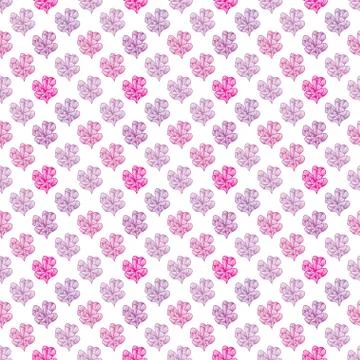 Elegant seamless pattern with hand drawn decorative hearts, design elements Illustrazione stock