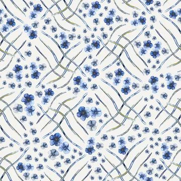 Elegant seamless pattern with hand drawn poppy flowers, design elements. Illustrazione stock