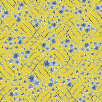 Elegant seamless pattern with hand drawn poppy flowers, design elements. Stock Illustration