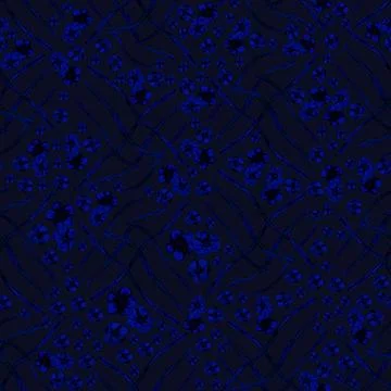 Elegant seamless pattern with hand drawn poppy flowers, design elements. Stock Illustration