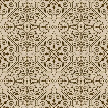 Elegant Seamless Pattern II Stock Illustration