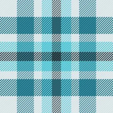 Elegant seamless plaid pattern in refreshing cyan and blue tones. This versat Stock Illustration