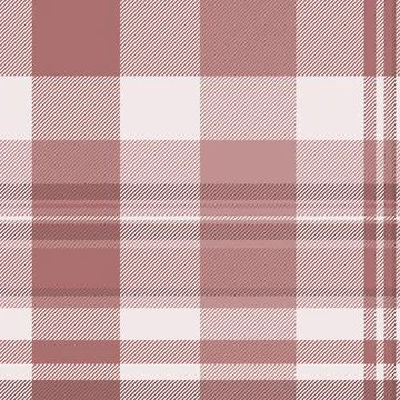 Elegant seamless plaid pattern in soft rose hues. Classic tartan design, perf 스톡 일러스트