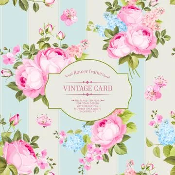 Elegant seamless rose pattern. Stock Illustration