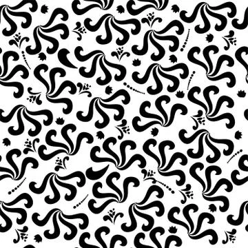 Elegant seamless wallpaper pattern Stock Illustration