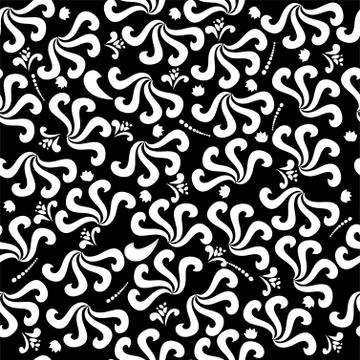 Elegant seamless wallpaper pattern Stock Illustration