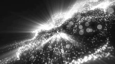 Elegant Silver Abstract With Snowflakes. 스톡 동영상 82467344