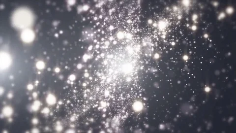 Elegant Silver Abstract With Snowflakes. Stock-Footage 82477334