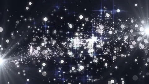 Elegant Silver Abstract With Snowflakes. Stock-Footage 82564978