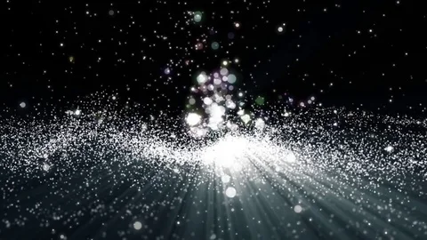Elegant Silver Abstract With Snowflakes. Stock-Footage 82579485