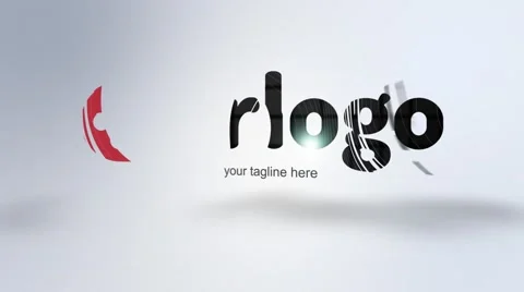 Elegant Slice Rotation Logo Reveal ~ After Effects