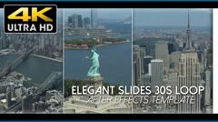 Elegant Slides 30s Loop 4K Edition - After Effects Template Stock After Effects