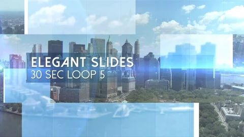 Elegant Slides 30s Loop 5 - After Effects Template Stock After Effects