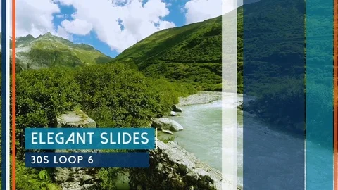 Elegant Slides 30s Loop 6 - After Effects Template Stock After Effects
