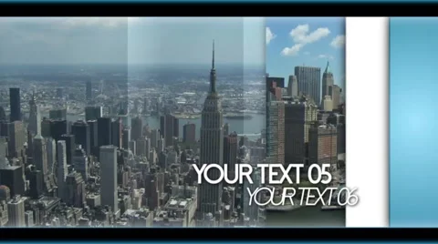 Elegant Slides 30s Loop - Apple Motion 5 and Final Cut Pro X Template Stock After Effects