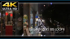 Elegant Slides 30s Loop II 4K Edition - After Effects Template Stock After Effects