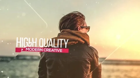 Elegant Slideshow After Effects stock