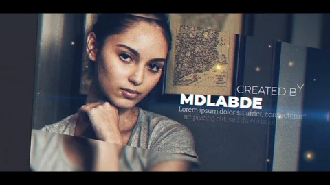 Elegant Slideshow After Effects stock