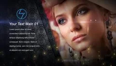 Elegant Slideshow Movie Trailer and Titles Displays Photo Gallery Stock After Effects