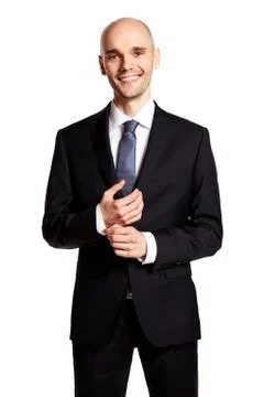 Elegant Smiling Man Stock Photos