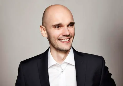 Elegant Smiling Man Stock Photos