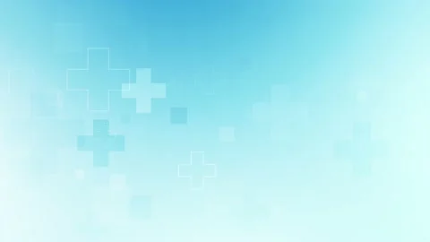 Elegant, smooth animation of plus shapes with medical icons Stock Footage 130874280