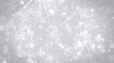 Elegant Snow Flakes Background Stock Footage